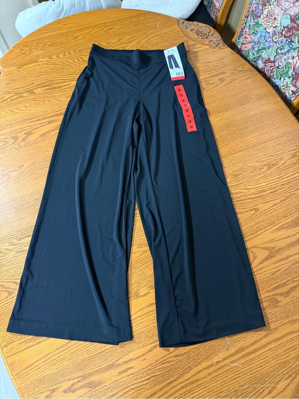 Women's Black Wide-Leg Bottoms